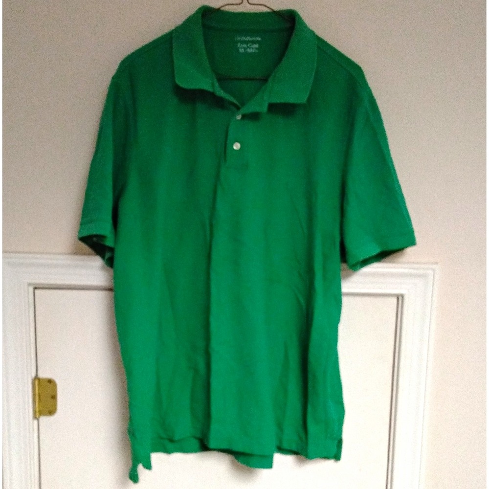 Croft & Barrow Easy Care Men's Green Polo Shirt XL Regular Short Sleeve Collared